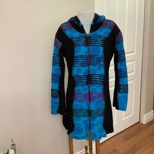 Ark Imports Artsy Long hoodie Sz Large